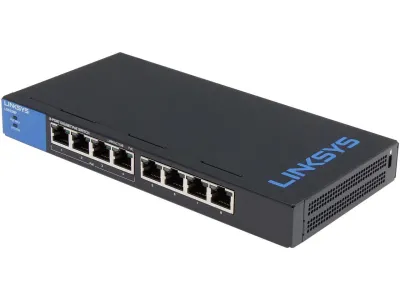 Linksys LGS108P - Linksys LGS108P 8-Port Business Desktop Gigabit PoE+ Switch 