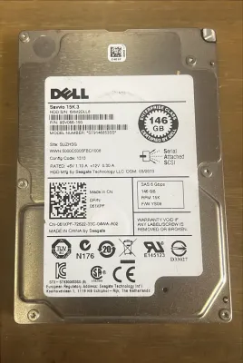 DELL 9SV066-150 - 146GB 15K RPM SAS Hard Drive - 2.5 6Gbs Storage