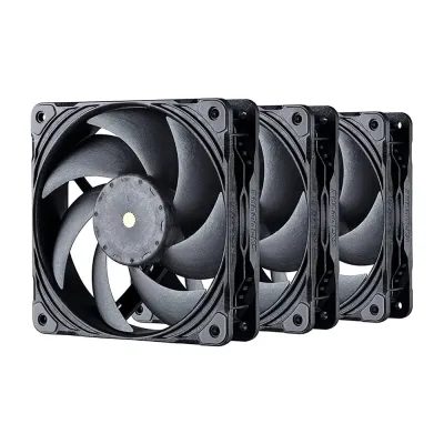 Phanteks PH-F120T30_BG_3P - T30-120 PWM Fan Triple-Pack - Black & Grey