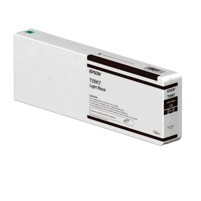 EPSON T55K700 - ULTRACHROME HD Light Black Ink 700ML - Premium Quality