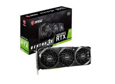 MSI RTX3080VENTUS3X10GOC - GeForce RTX 3080 VENTUS 3X 10G OC Graphics Card
