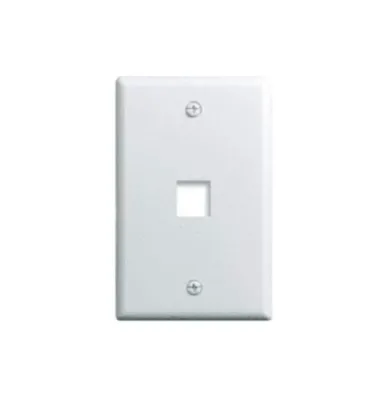 ONQ WP3401WH - 1G WALL PLATE 1-PORT WH (M10)