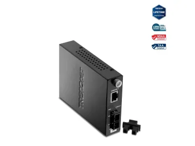 TRENDNET TFC1000MSC - TRENDnet Intelligent 1000Base-T to 1000Base-SX Multi-Mode Fi