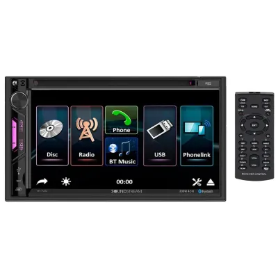 SOUNDSTREAM VR7002 - Soundstream 7 DVDCD Receiver Android Phonelink Mirroring Blu