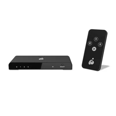 IOGear GHDSW4K3 - IOGEAR 3-Port HDMI Switch with 4K 60Hz Support