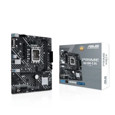 ASUS PRIME H610M-E D4-CSM - ASUS MB PRIME H610M-E D4-CSM-SI H610 LGA1700 Max64GB DDR4 DP