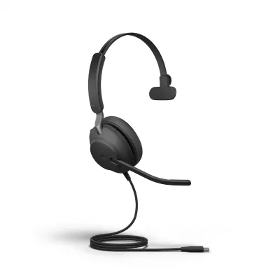 Jabra 24189-899-899 - Jabra Evolve2 40 SE Wired Mono Noise Cancelling Headset - Fe