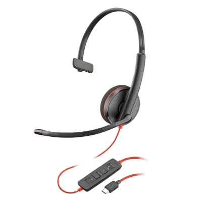 HP 8M3Y3A6#ABA - POLY BW 3210 USB-C Headset - TAA Compliant Bulk 50