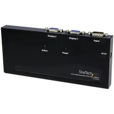 STARTECH STC ST122PRO - 2 Port High Resolution VGA Video Splitter - 350 MHz - Split 