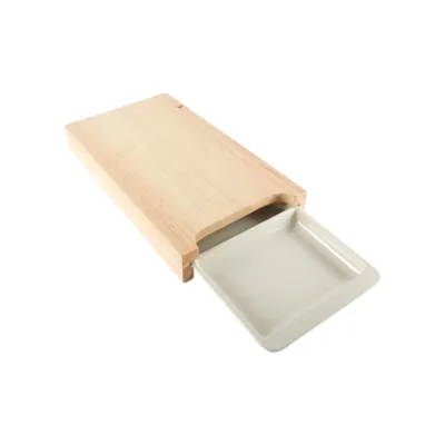Gibson 128920.02 - Martha Stewart Cutting Board with Melamine Tray - 17.7
