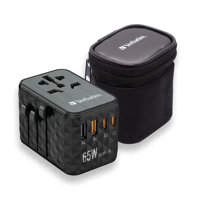 VERBATIM CRD32120 - Verbatim, 32120, UTA-05, Gan III, Universal, Travel Adapter,