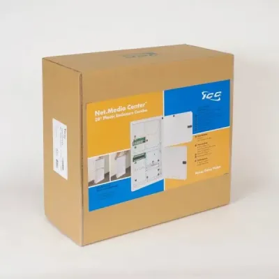 Cablesys ICC-ICRESDP28K - 28 Plastic Media Center for Voice, Data and Video