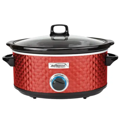 Brentwood RA50075 - Brentwood Appliances 7-quart Slow Cooker (red) BTWSC157R