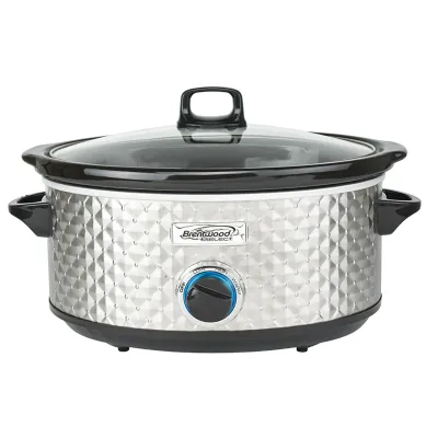 Brentwood RA50076 - Brentwood Appliances 7-quart Slow Cooker (silver) BTWSC157S