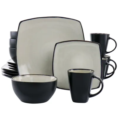 Gibson 127334.16R - Gibson Elite Soho Lounge 16-Piece Stoneware Dinner Set