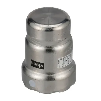 Viega 91815 - Viega MegaPress 316 FKM 12 Stainless Steel Cap