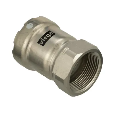 Viega 91240 - Viega MegaPress 316 FKM Female Pipe Thread Adapter - 12