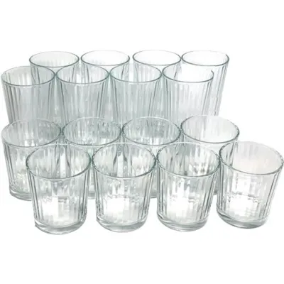 Gibson 127043.16 - Home Moonstone 16-Piece Glassware Set