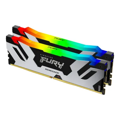 KINGSTON KF560C32RSAK2-96 - 96GB 6000MTS DDR5 CL32 DIMM (KIT OF 2) FURY RENEGADE RGB XMP