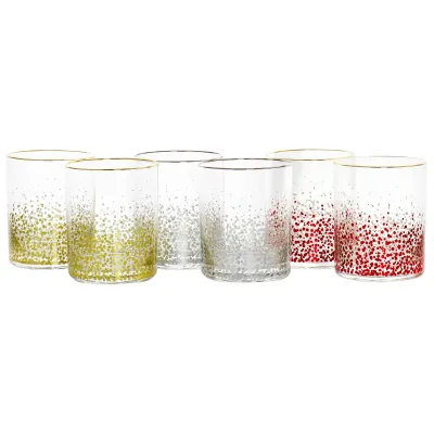 Laurie Gates 138936.01 - Laurie Gates Audrey Hill 6 Piece Double Old Fashion Glass Se