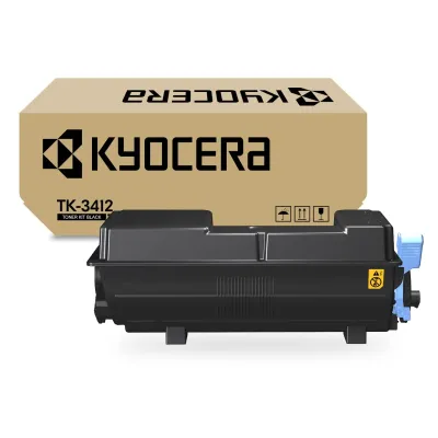 KYOCERA KYO1T0C0X0US0 - Kyocera (TK-3412) Black Toner Cartridge (15500 Yield)