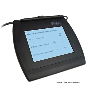 TOPAZ SYSTEMS T-LBK766-BHSB-R - TOPAZ SIGNATUREGEM SIGNATURE TERMINAL