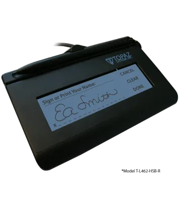 TOPAZ SYSTEMS T-L462-B-R - TOPAZ SIGNATUREGEM LCD 1 X 5 SERIAL, TEXT DISPLAY: 258 CHARA