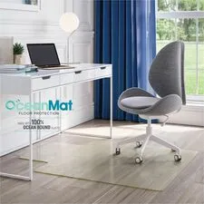 DEFLECTO DEF CM2G232OCB - Deflecto OceanMat Chairmat - Hard Floor, Wood Floor, Tile Fl