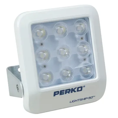Perko 1643050F0W - Perko 50 LED Floodlight - High Performance 1224V - White