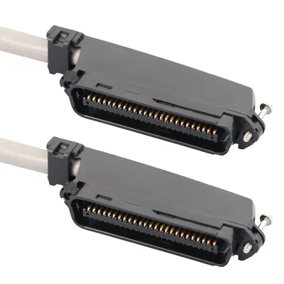 International Connectors and Cable Corp. ICPCSTMM25 - 25FT 25-Pair Male-to-Male Telco Cable Assembly - 90 Degree