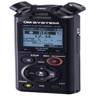 OM DIGITAL SOLUTIONS AMERICAS INC V409180BG000 - Compact Audio Recording Studio with Versatile Microphones