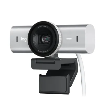 Logitech 960-001550 - LOGITECH MX BRIO 4K ULTRA HD WEBCAM - PALE GREY