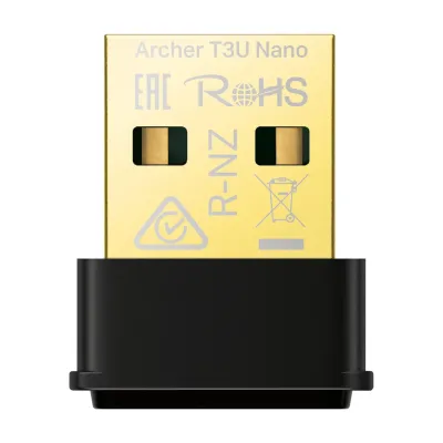 TPLINK ARCHER T3U NANO - Compact AC1300 Dual Band Wi-Fi USB Adapter