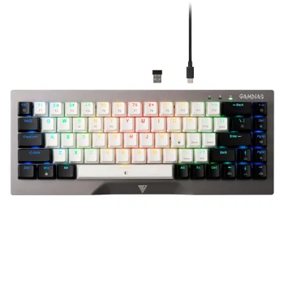GAMDIAS GD-HERMES M4 HYBRID WB - Gamdias HERMES M4 HYBRID RGB Wired Gaming Keyboard