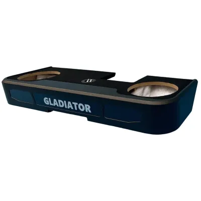 Qpower QLGLADIATOR10 - QPower QLuxe Dual 10 Sealed Subwoofer Box for Jeep Gladiator