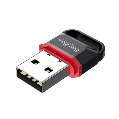 VEGGIEG V-UB502 - Bluetooth 5.0 Adapter for PCs, Laptops & Peripherals