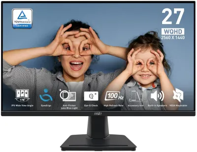 MSI PROMP275Q - 27 QHD IPS Monitor with 100Hz and FreeSync Technology