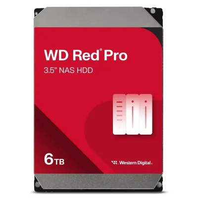 Western Digital WD6005FFBX - Western Digital, Red Pro, 6TB, Internal NAS HDD, 3.5, 7200 R