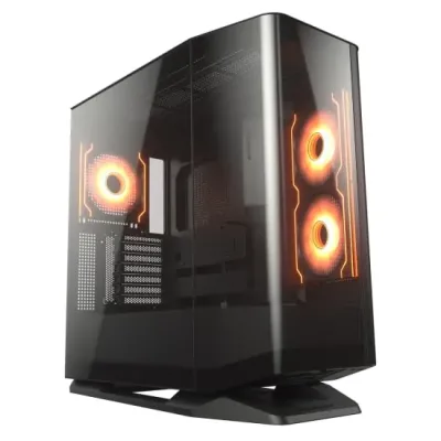 Cougar FV270 RGB BLACK - COUGAR FV270 RGB Mid Tower E-ATX Case with ARGB Fans