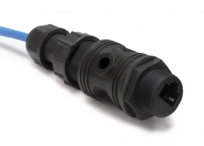 PLATINUM TOOLS 741C - WATERPROOF RJ45 BULKHEAD COUPLER. CLAMSHELL.