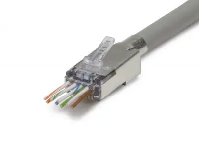 PLATINUM TOOLS 202051J - EZEX44 SHIELDED RJ45 EXTERNAL GROUND CONNECTOR, 50JAR.