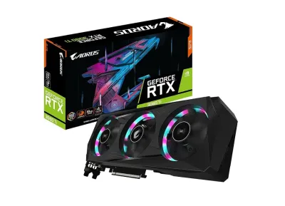 GIGABYTE GVN306TAORU8GDREV20 - 8GB Gigabyte Aorus GeForce RTX 3060 TI (REV2.0) ELite PCI-E 