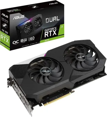 ASUS 90YV0FQ0-M0AA00 - 8GB Asus nVIDIA GeForce RTX 3070 Oc Edition Gaming PCI-E 4.0