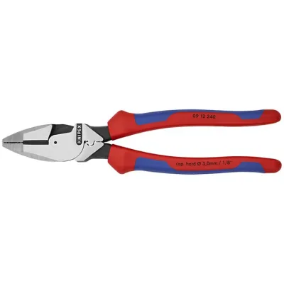 KNIPEX TOOLS 0912240 - Knipex High Leverage Linemans Pliers - 9.5 Inch Power Tool