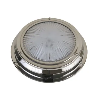Scandvik 41324P - Stainless Steel 5.5 LED Dome Light - 12V