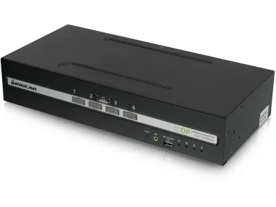 IOGear GCS1424TAA4C - 4-Port Dual View DisplayPort KVM Switch with Audio & CAC