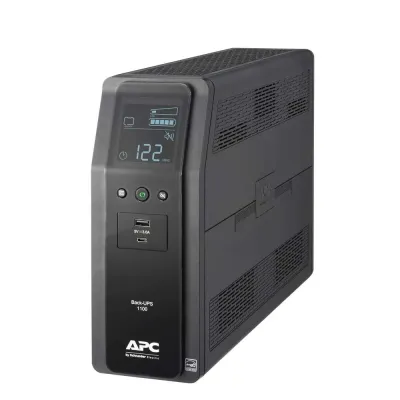 APC - Schneider Electric BN1100M2-CA - APC Back-UPS Pro 1100VA - Tower UPS with 10 Outlets