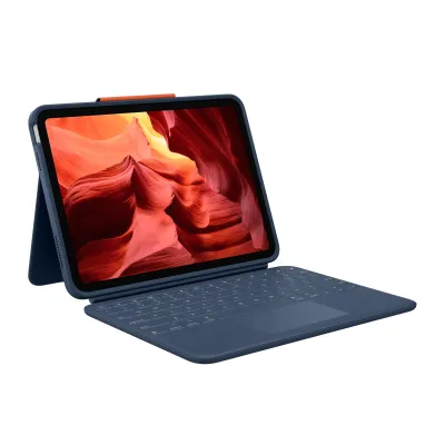 Logitech 920-011130 - Logitech Rugged Combo 4 Touch Keyboard Case for iPad 10th Ge