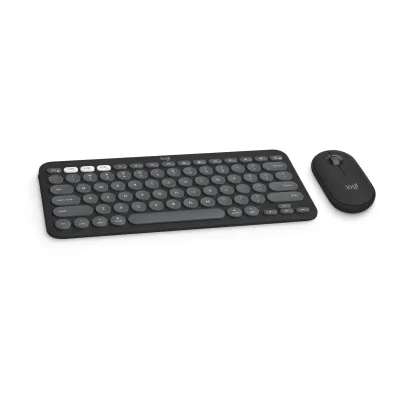 Logitech 920-012200 - Pebble 2 Combo Keyboard and Mouse for Mac - Tonal Graphite