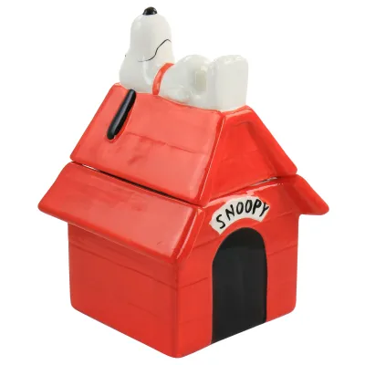 Gibson 80625.01RR - Gibson Peanuts Classic Snoopy Dog House Durastone 11.2in Coo